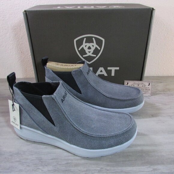 Ariat Other - Ariat Men's Slip On Hilo Midway Shoe Charcoal Grey 10042397